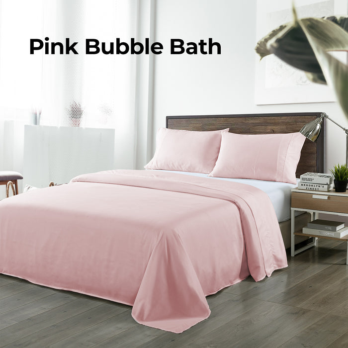 Royal Comfort Blended Bamboo Sheet Set Bubble Bath - King