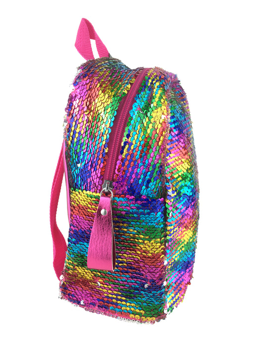 Harlequin Shimmer Backpack- Rainbow