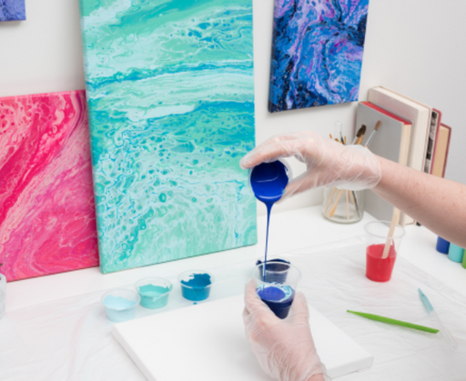 Tidal Wave Pre-mixed Pouring Paint kit