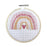 Make It Cross Stitch Kit 4 inch Round - Rainbow Heart