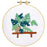 Make It  Embroidery Kit - Pot Plant 9.6 x 9.3 cm