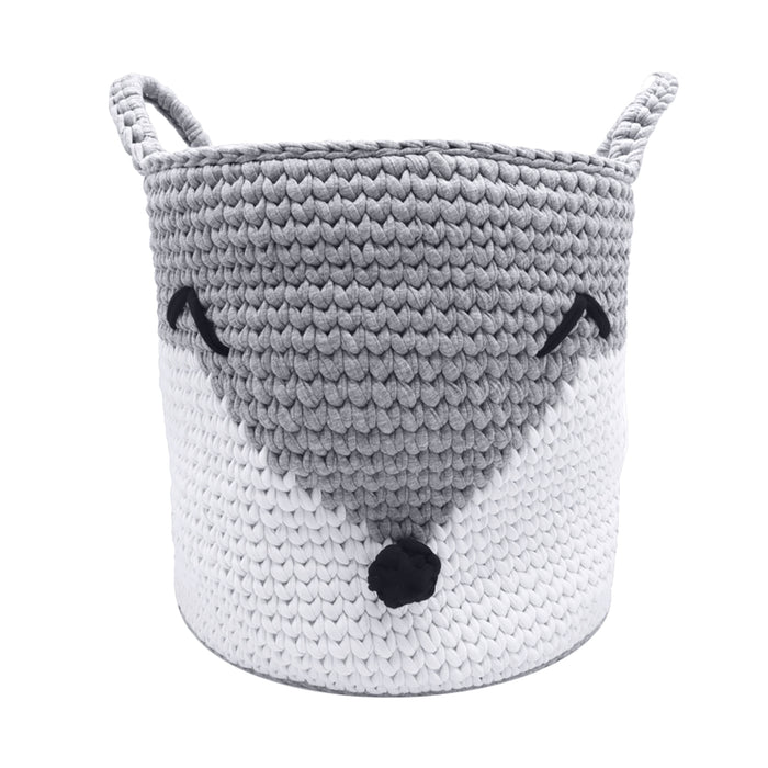 Fox Toy Basket Kit Grey/White