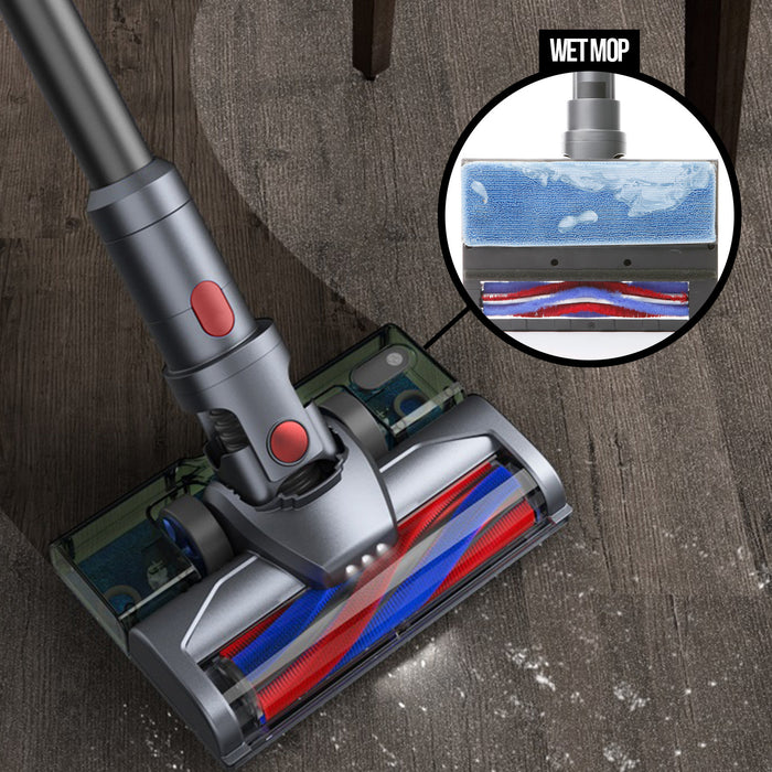 My Genie H20 PRO Wet Mop Stick Vacuum with Mop Function - Grey