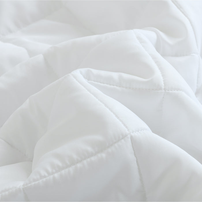 Royal Comfort Coverlet Set - Queen - White