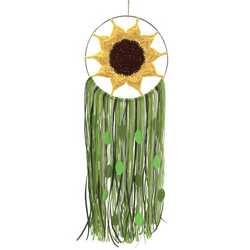 DIY Crochet Wall Hanging Kit - Sunflower 20 x 58cm