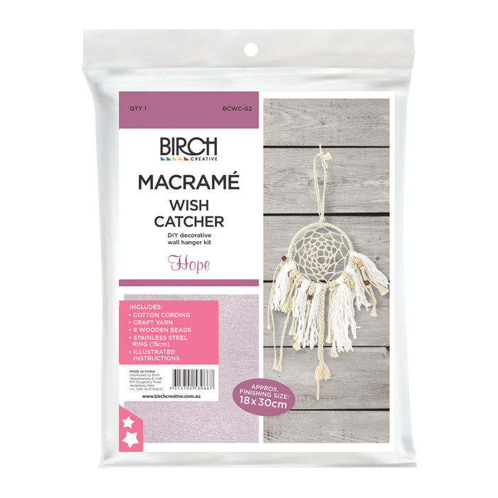 Macrame Wall Hanging Kit - Wish Catcher Hope