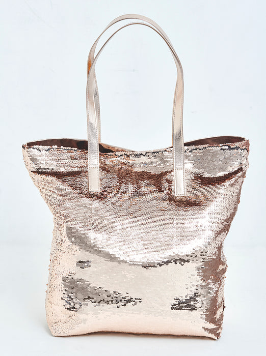 Better Tote Sequin Bag & Cosmetic Case set