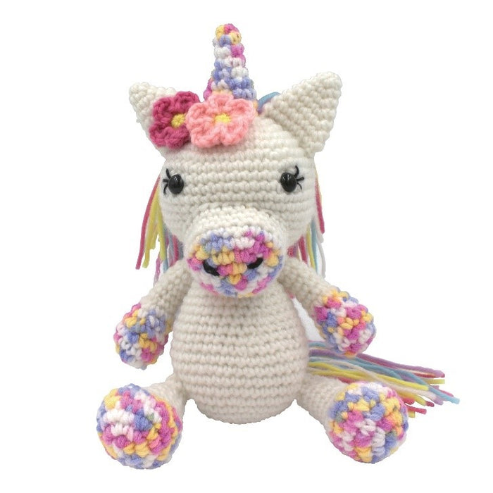 DIY Crochet Animal Kit - Unicorn 15 x 23 cm