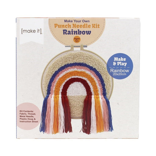 DIY Punch Needle Kit - Rainbow 20 cm