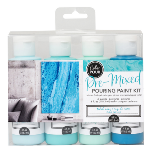Tidal Wave Pre-mixed Pouring Paint kit