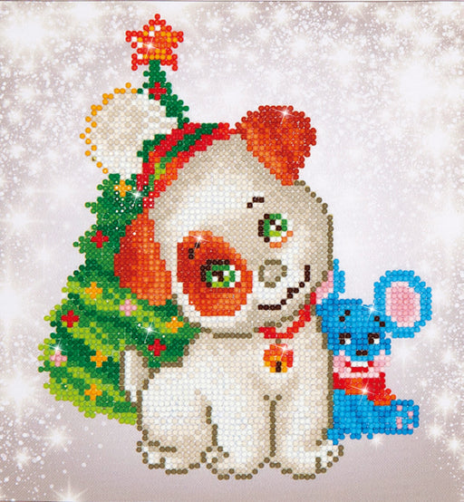 Diamond Dotz Christmas Pup And Mouse