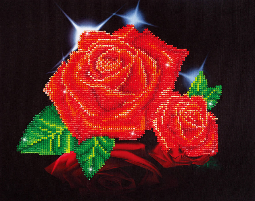 Diamond Dotz Red Rose Sparkle