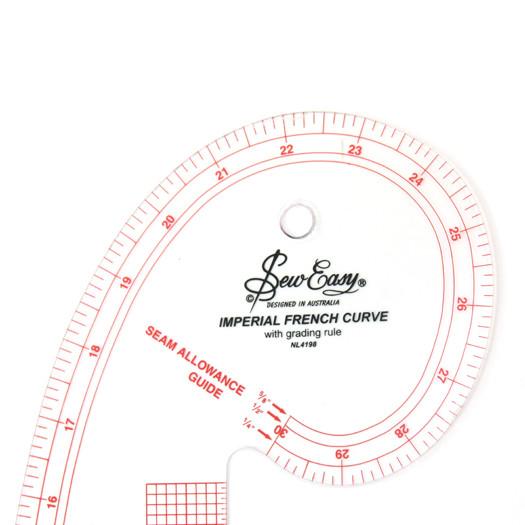 Ruler French Curve  Imperial