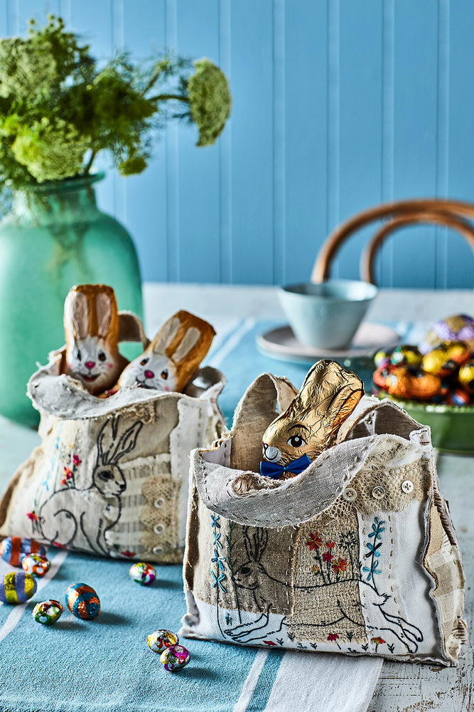 Adorable Slow-Stitch Easter Bag